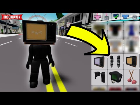 TV Head! Free Skin Brookhaven Roblox!!