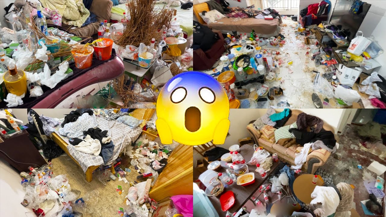 THE FILTHIEST HOUSE IN CHINA🥺DEEP CLEANING A HOUSE FULL OF DIRT【CLEANINGMASTER】
