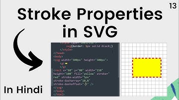 Stroke Properties in SVG in Hindi - SVG Tutorial