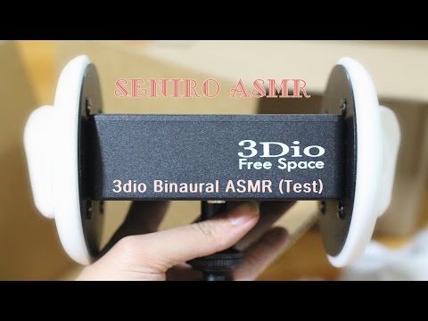 3dio binaural ASMR (sound test) - no talking * 센이로 3dio 테스트