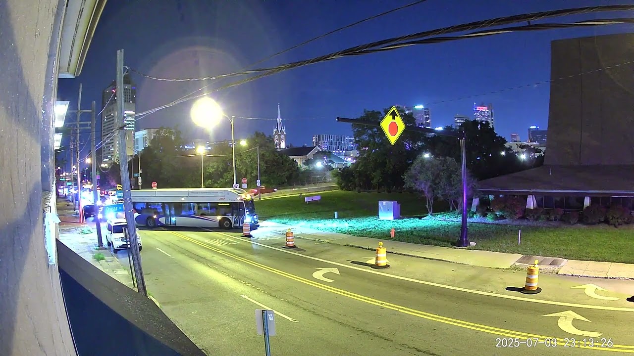 COTA Bus U-Turn July 3, 2025