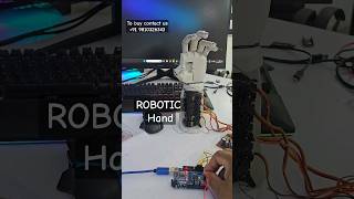 Robotic Hand Using Arduino robotics technology testing ideas ytshorts project