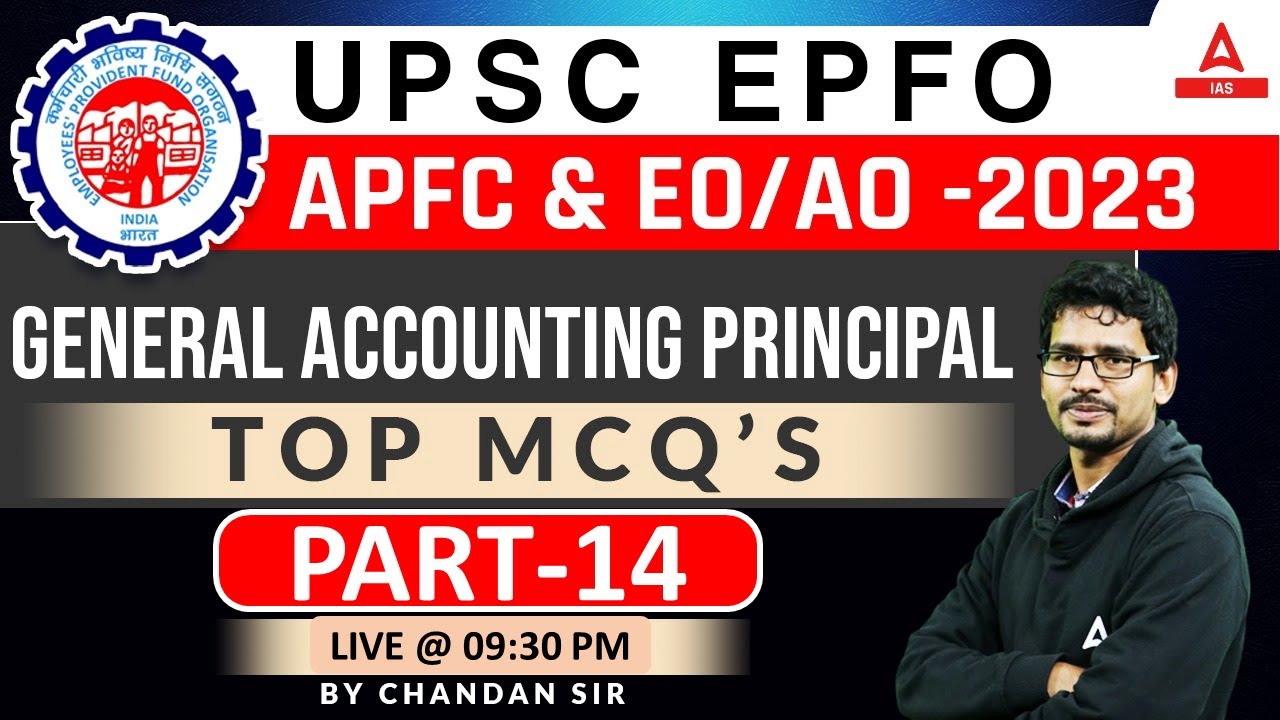 General Accounting Principles For EPFO Exam 2023 UPSC EPFO APFC Free