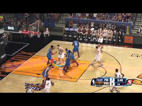 NBA 2k14 Gameplay 1 QTR Of Play Phoenix Suns Vs Philadelphia 76ers
