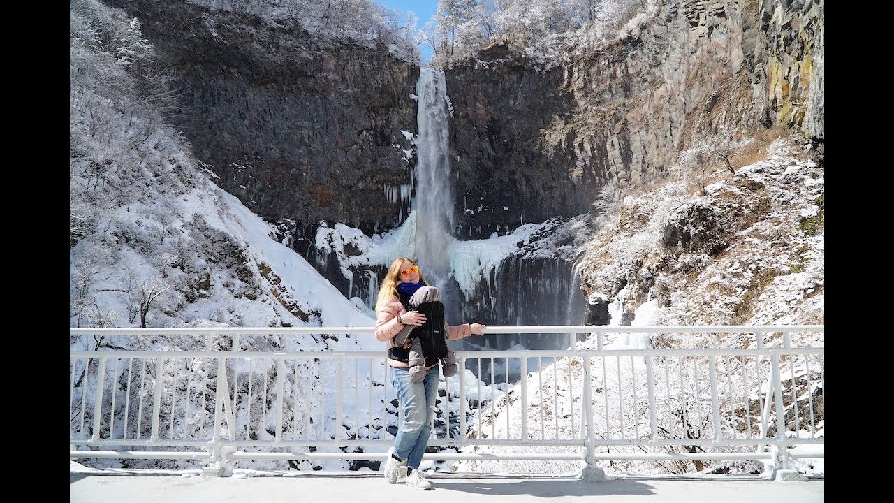 Япония - Никко, Водопад Кэгон (日光 華厳滝) 4K