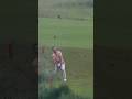 Topless golf shot 