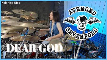 Dear God - Avenged Sevenfold || Drum Cover by KALONICA NICX