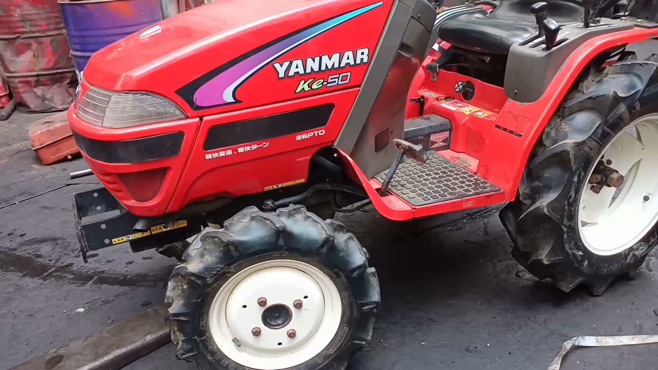 YANMAR Ke-50 4X4 mini farm tractor