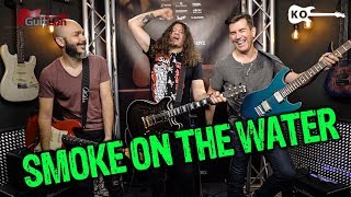 Deep Purple - Smoke on the Water - Electric Guitar Cover by Kfir Ochaion ft. Phil X & Pete Thorn chords