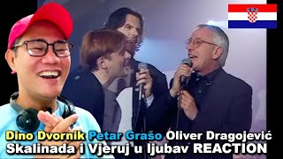 Oliver Dragojević x Dino Dvornik x Petar Grašo - Skalinada i Vjeruj u ljubav REACTION