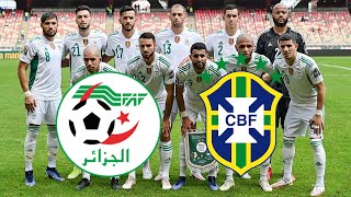 Foot : l’équipe d’Algérie va affronter le Brésil, leader du classement FIFA dans un match amical