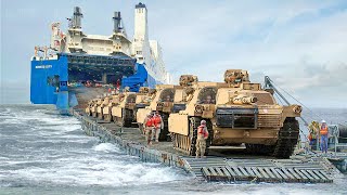 Inside US Crazy Logistics to Transport Tons of Tanks By Sea