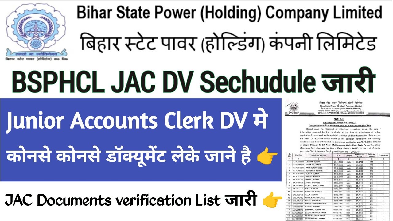 "BSPHCL JAC Document Verification में क्या-क्या ले जाना है? | Full Guide in Hindi"