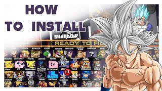 SSF2 Mods Tutorial - How to Install SF Goku on Project PS