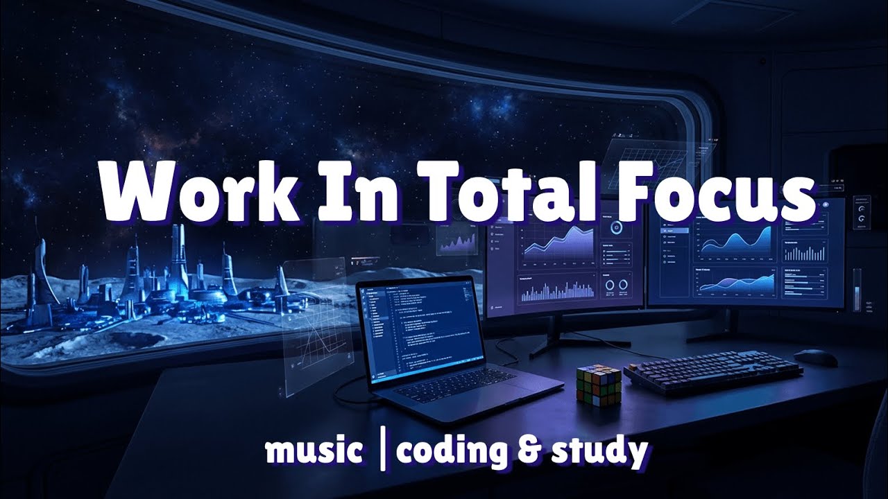 Work Music for Coding in Space 🚀 Deep Focus & Concentration Flow - YouTube