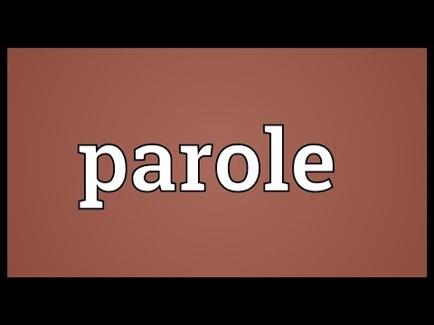 Parole meaning in hindi