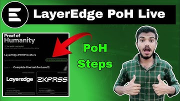 LayerEdge Airdrop Proof of Humanity Task - LayerEdge POH Verification Guide - LayerEdge Airdrop