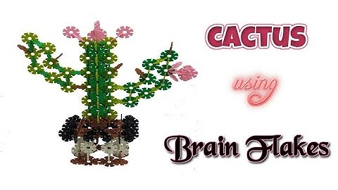 How to Build Cactus using  Brain Flakes | Kids Creative Activities at Home