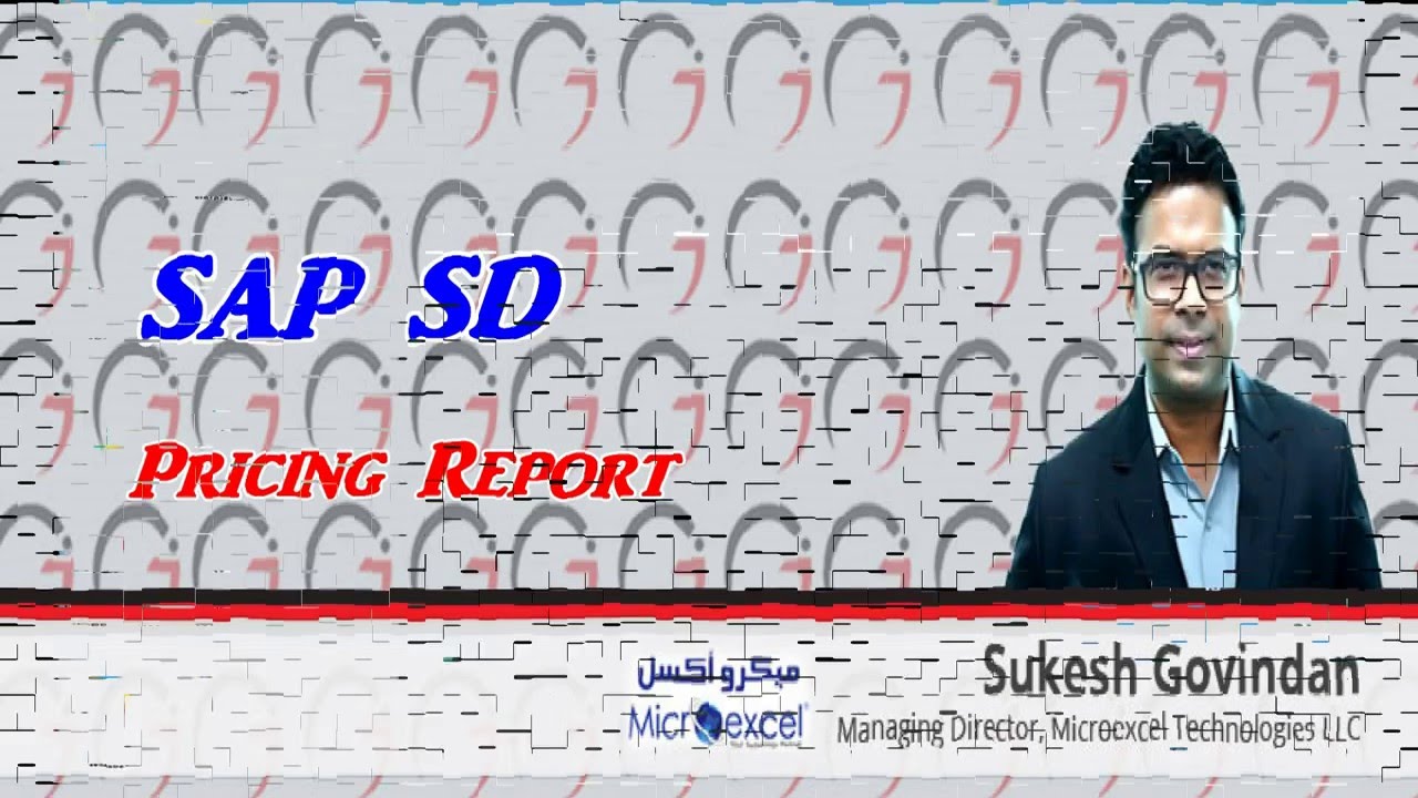 SAP SD - Pricing Report