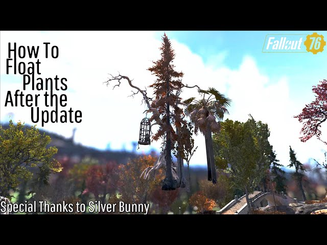 Fallout 76 Camp Tutorial | How To Float Plants After The Update | Tips //  Tricks // Techniques - YouTube