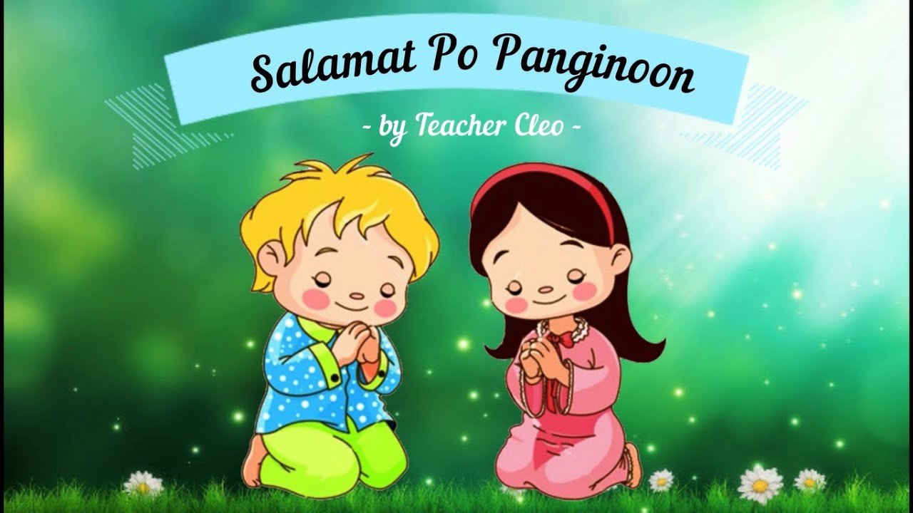 Prayer Song: Salamat Po Panginoon by Teacher Cleo