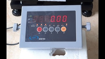 Cài đặt và Calib đầu cân IDS701