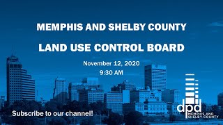 Land Use Control Board meeting, November 12, 2020