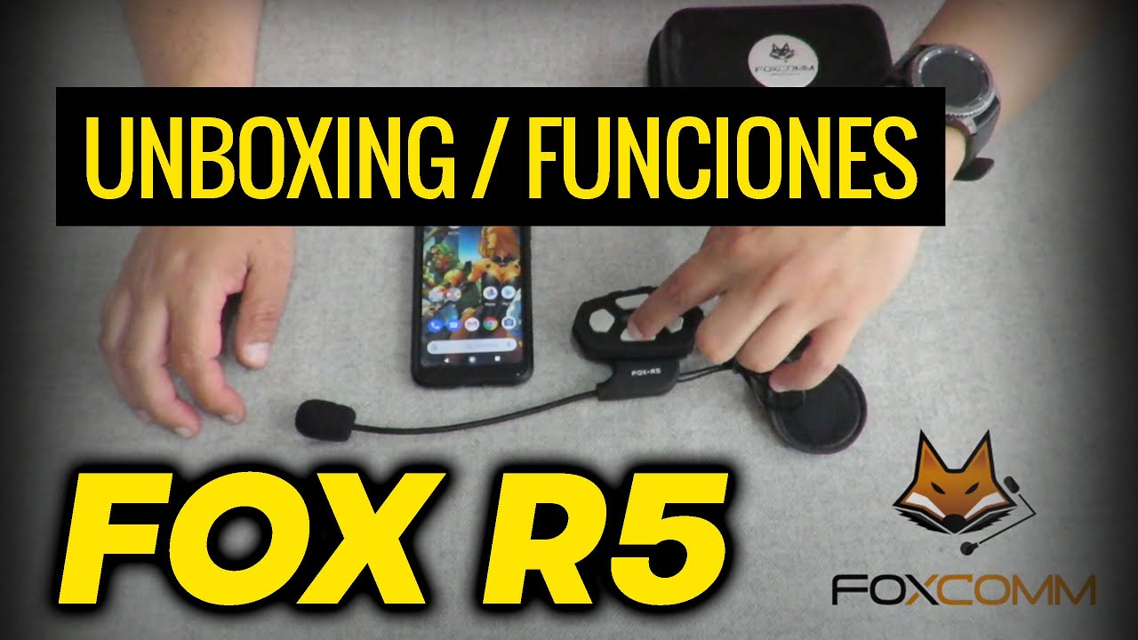 Msw Fox R5 Foxcomm | Unboxing y funciones del Fox R5 - YouTube