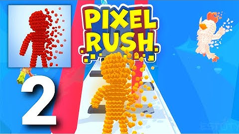 Pixel Rush - Gameplay Walkthrough level 12-18 Tutorial Part 2 (ios Android)