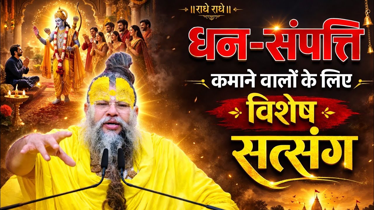 धन सम्पत्ति कमाने वालो के लिए premanand maharaj ji live prevachan 🙏