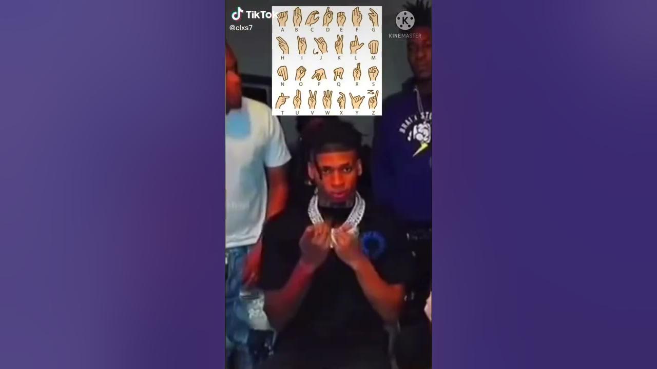 NLE CHOPPA gang signs NLE CHOPPA gang signs