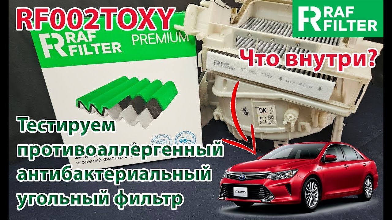 Тестируем противоаллергенный антибактериальный салонный угольный фильтр ...