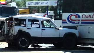 Serious MVA Involving Shortline Bus In Monticello