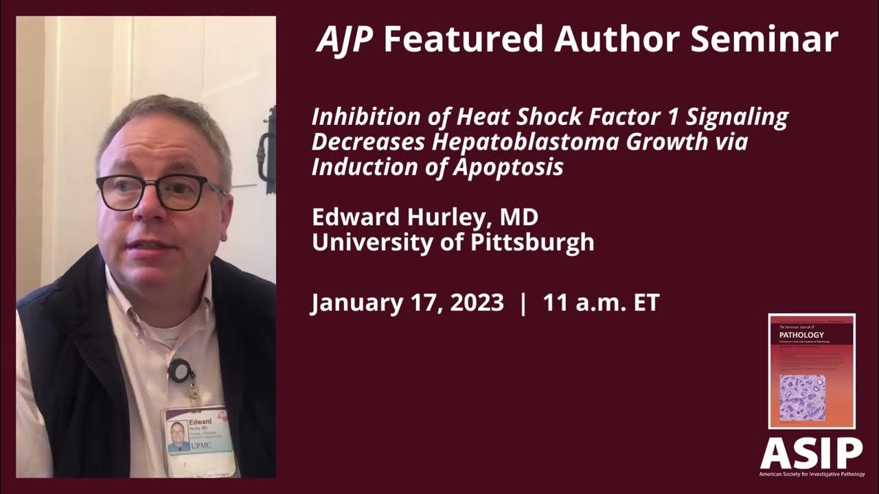 AJP Featured Author Seminar Edward Hurley, MD YouTube
