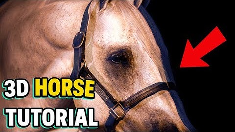 How to make a 3D Horse in Blender [Beginner Tutorial]