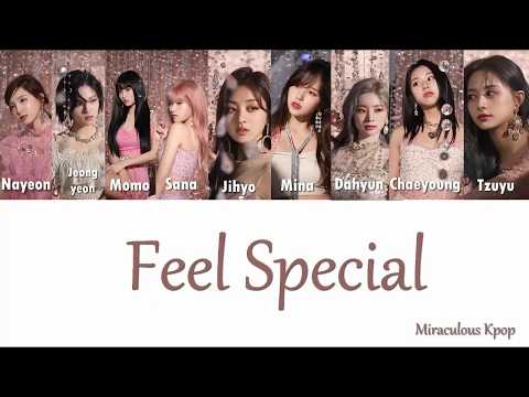 Twice - Feel Special Lyrics [Kolay okunuş]