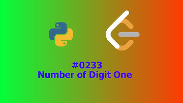 No Sound Leetcode 233: Number of Digit One