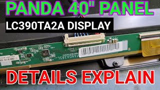 PANDA 40' PANEL REPAIR|| HOW TO FIX PANDA LC390TA2A PANEL || HOW TO REPAIR PANDA 385L PANEL ||