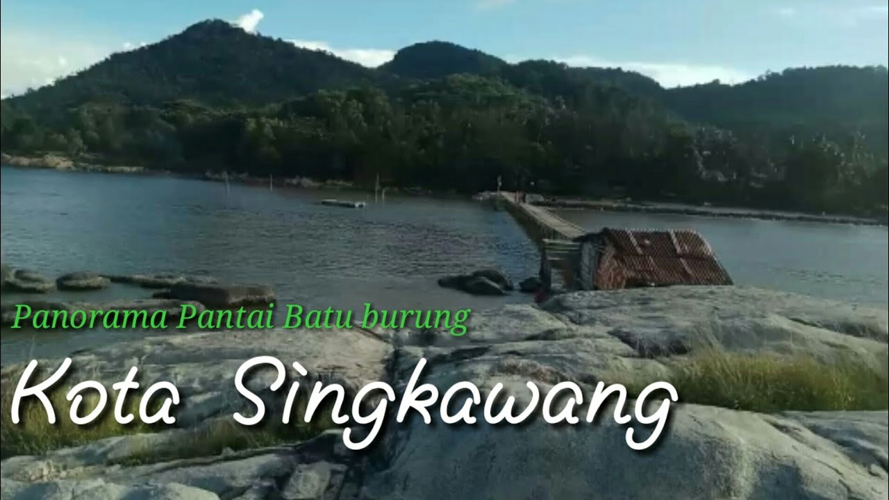 Panorama pantai batu burung kota singkawang YouTube