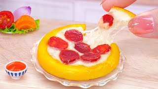 Best Pizza Recipe 🍕 Cooking Delicious Miniature Pepperoni Pizza Quick And Easy 🍹 Tina Mini Cooking
