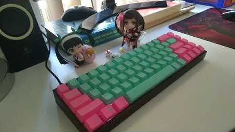 Tofu with lubed Holy Pandas Typing Sounds (ASMR)