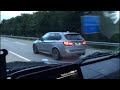 Mercedes G 63 AMG Edition 463 vs BMW X5M F85 On German Autobahn