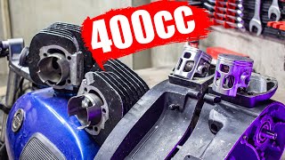 Расточил бешенный ИЖ до 400 кубов!!