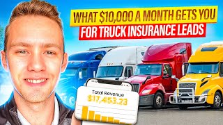 $10,000 Spent on Truck Insurance Leads