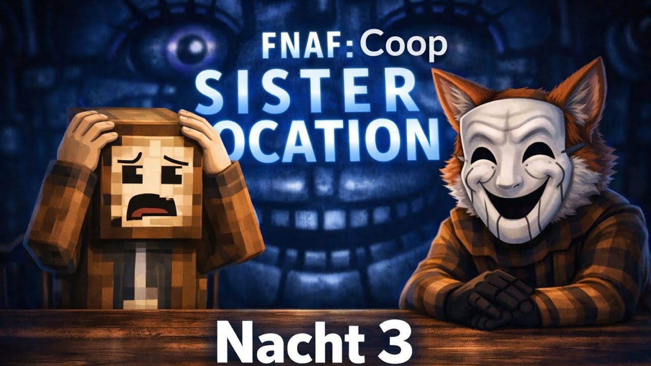 FNAF COOP: SISTER LOCATION (Nacht 3) mit Orange Fox @Benyaminvonappen @skibiedieumpalumpatypie 