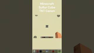 Minecraft Sulfur Cube TNT Canon #minecraft #redstone