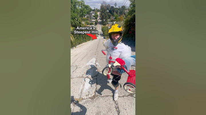 tricycle VS steepest hill 😬