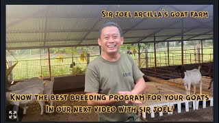 SMART FARMING & GOAT RAISING TIPS FROM ONE OF THE BEST IN THE INDUSTRY- Sir Joel Arcilla