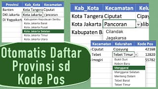 Dapatkan Kode Pos per Kelurahan, Kecamatan, Kabupaten, Kota dan Provinsi Seluruh Indonesia dg Excel. screenshot 3