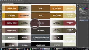 Blending Paints for Miniatures using Photoshop